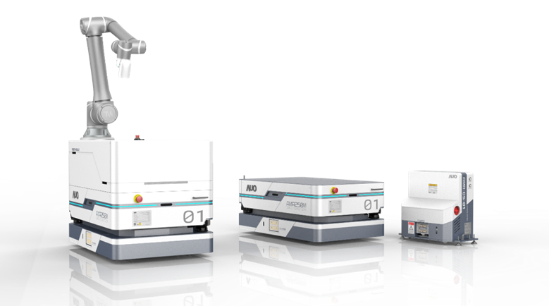 金百利數位開發的自主式移動機器人（AMR250M），搭配全向輪並結合AI演算法、2D LiDAR、3D攝影機等技術，協助客戶實現產線全自動化